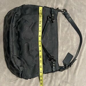 Grey/Blue Sparkle Signature COACH Handbag